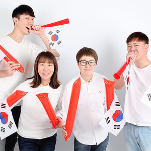 태극기 가족 응원세트
