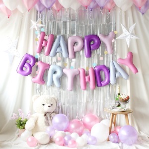 홈파티장식-생일파티 풍선세트(큐티파스텔)
